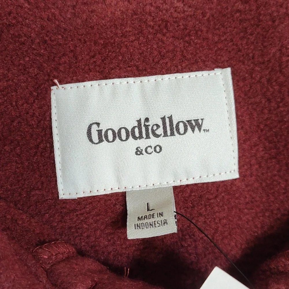 Goodfellow NWT Men's Burgundy Jacket Sz L - Picture 7 of 11